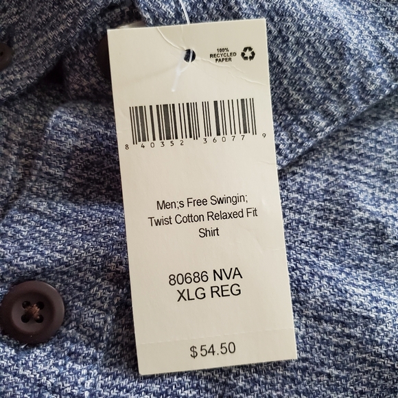 Duluth Shirt Mens Extra Large Blue Gray Button Up Flannel Free Swinging - Picture 9 of 12